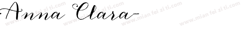 Anna Clara字体转换